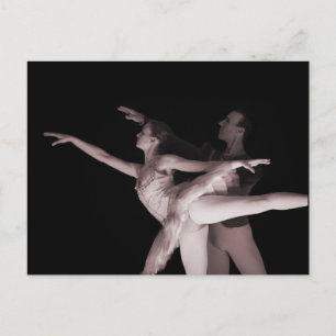 Ballet - Dance Partners 2 - Red Postcard