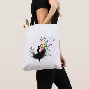 Ballet Dance Sports Tote Bag – Elegant Active Woma