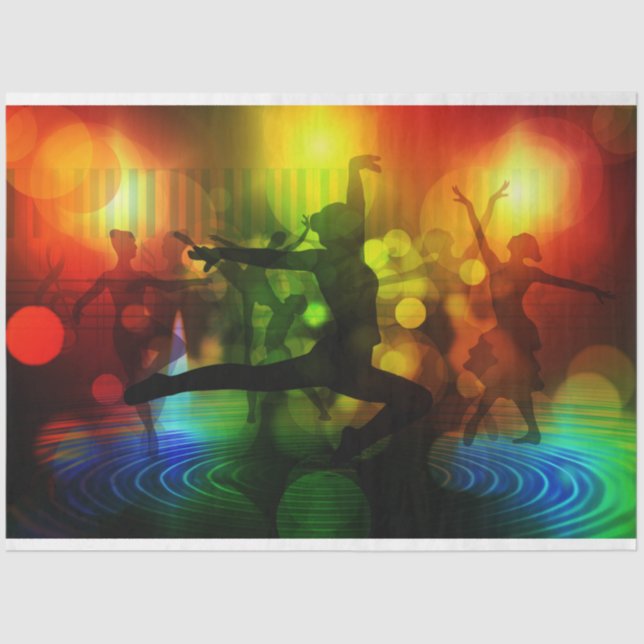 Ballet Dance Stage Decoupage Tissue Paper (Front)