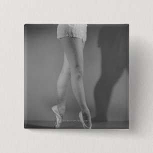 Ballet Dancer 15 Cm Square Badge