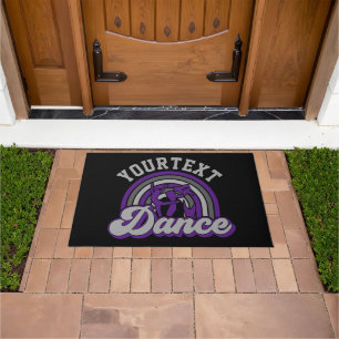 Ballet Dancer ADD TEXT Classic Dance Performer Doormat