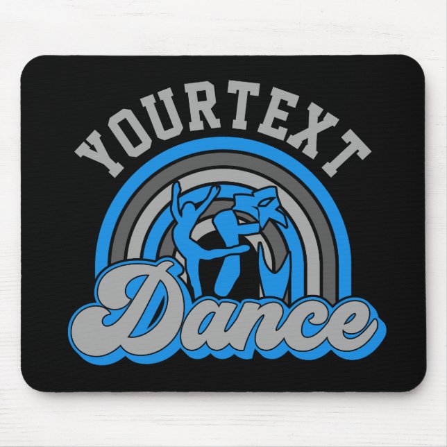 Ballet Dancer ADD TEXT Classic Dance Performer Mouse Mat (Front)