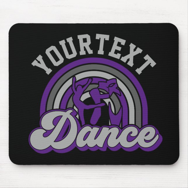 Ballet Dancer ADD TEXT Classic Dance Performer Mouse Mat (Front)