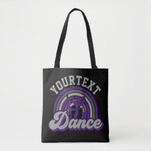 Ballet Dancer ADD TEXT Classic Dance Performer Tote Bag