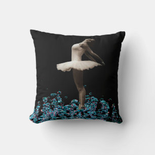 Ballet Dancer Ballerina Dancing On Water Cushion