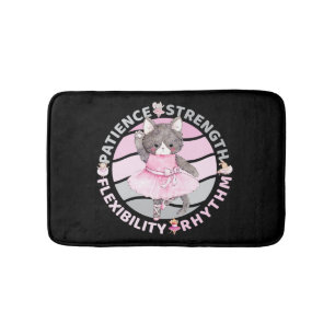 Ballet Dancer - Ballerina Dancing Principles Bath Mat