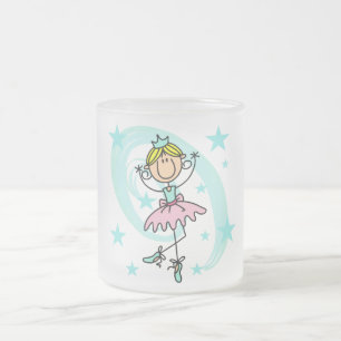 Ballet Dancer - Blonde T-shirts and Gifts Frosted Glass Coffee Mug