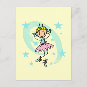 Ballet Dancer - Blonde T-shirts and Gifts Postcard