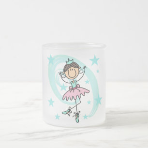 Ballet Dancer - Brown T-shirts and Gifts Frosted Glass Coffee Mug