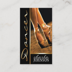 BALLET DANCER BUSINESS CARD