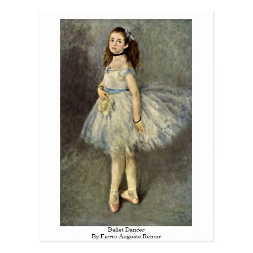 Ballet Dancer By Pierre-Auguste Renoir Postcard | Zazzle