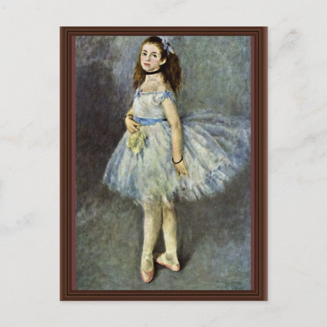Ballet Dancer By Pierre-Auguste Renoir Postcard (Front)