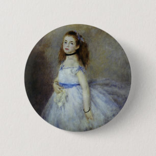 Ballet Dancer by Pierre Renoir, Vintage Fine Art 6 Cm Round Badge