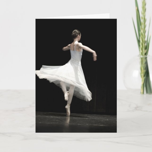 Ballet Dancer Card (Front)