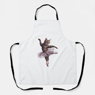 Ballet Dancer Cat Apron