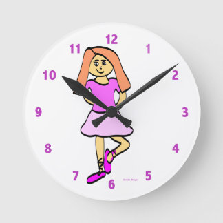 Ballet Dancer Clock
