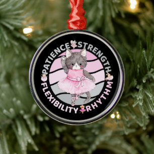 Ballet Dancer Core Values - Ballerina Metal Tree Decoration