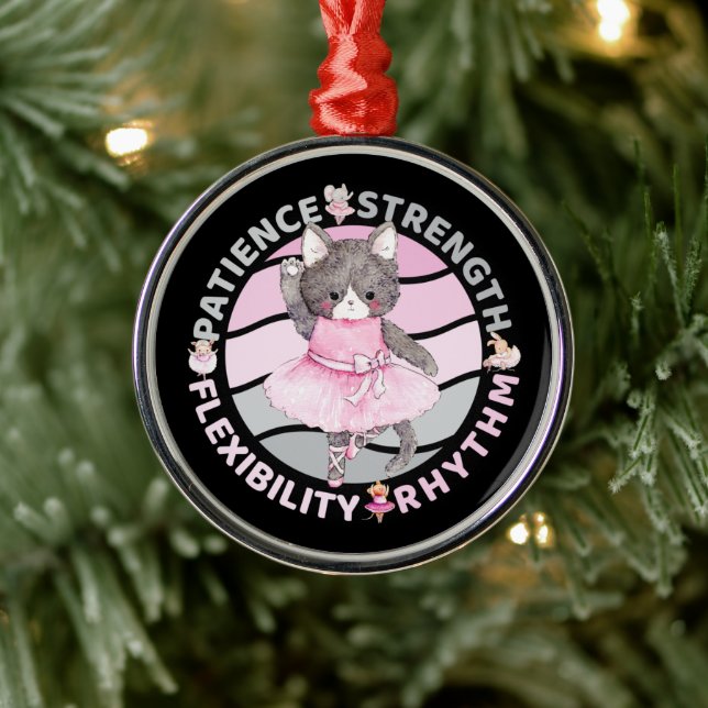 Ballet Dancer Core Values - Ballerina Metal Tree Decoration (Tree)
