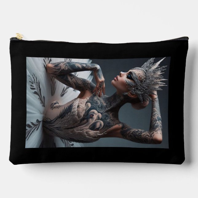 Ballet Dancer Cosmetic Bag  (Front)