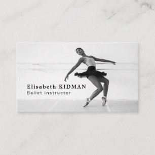 Ballet Dancer, Dancing Instructor, Dancer Business Card