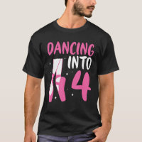Ballet Dancer Dancing Into 4th Birthday Ballerina