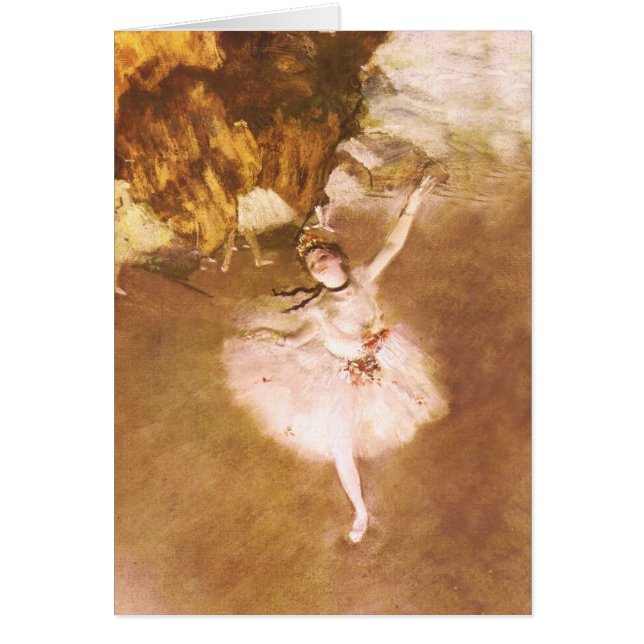 Ballet Dancer Degas Star Painting (Front)