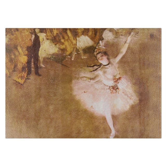 Ballet Dancer Degas Star Painting Cutting Board (Front)