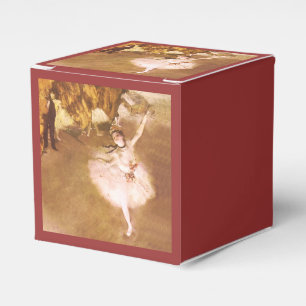 Ballet Dancer Degas Star Painting Favour Box