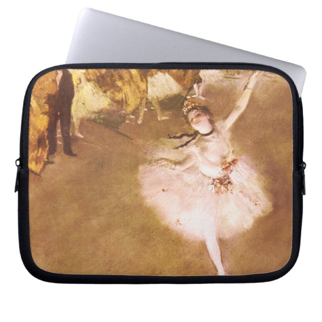 Ballet Dancer Degas Star Painting Laptop Sleeve (Front)