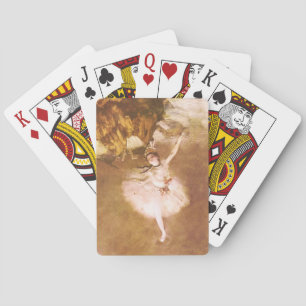 Ballet Dancer Degas Star Painting Playing Cards