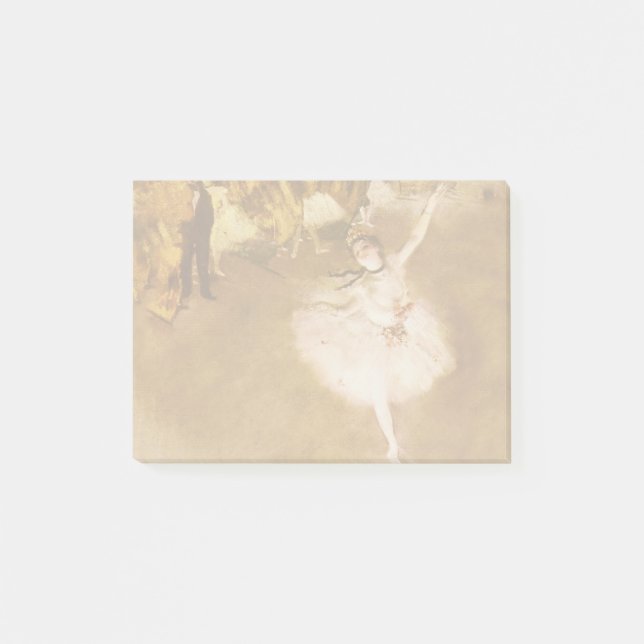 Ballet Dancer Degas Star Painting Post-it Notes (Front)