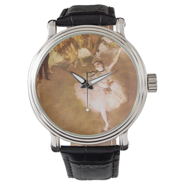 Ballet Dancer Degas Star Painting Watch (Front)