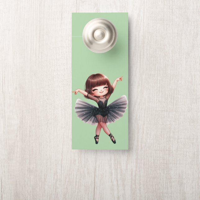 Ballet Dancer Door Hanger (On Knob)