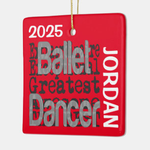 Ballet Dancer Extraordinaire CUSTOM Ceramic Ornament