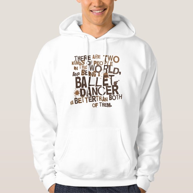 Ballet Dancer Gift Hoodie (Front)