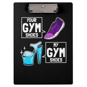 Ballet Dancer Gym Shoes Clipboard
