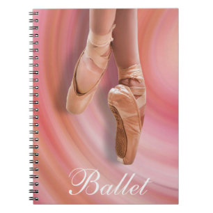 Ballet Dancer in Pink Notebook