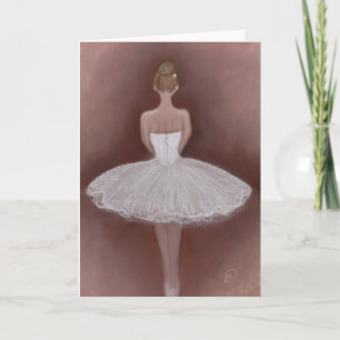 Ballet Dancer in tutu Card