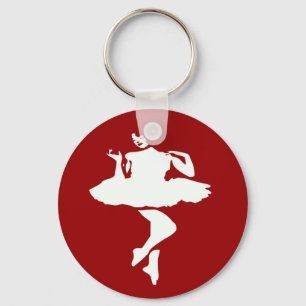 Ballet Dancer Key Ring