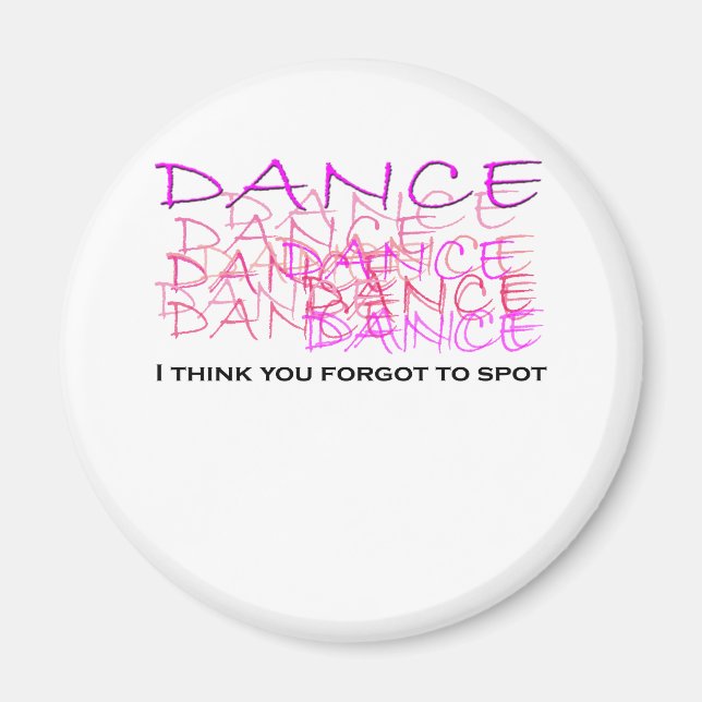 Ballet Dancer Merchandise Magnet (Front)