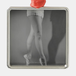 Ballet Dancer Metal Tree Decoration