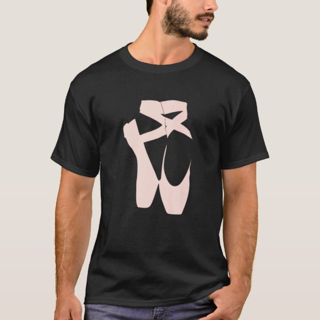 Ballet Dancer Pointe Shoes Ballerina Dancing Women T-Shirt (Front)
