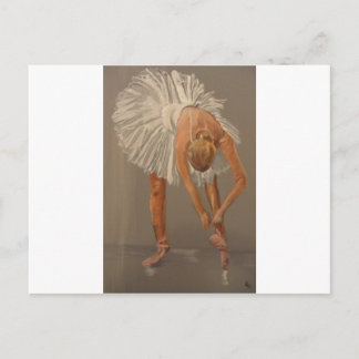 ballet dancer postcard