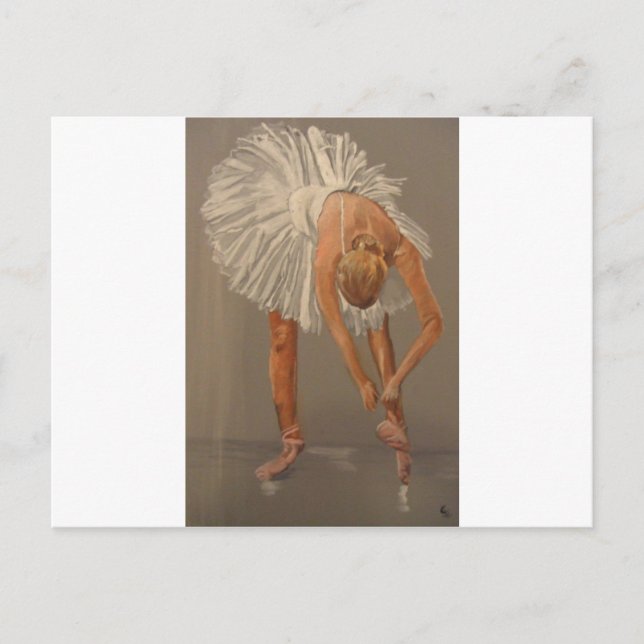 ballet dancer postcard (Front)