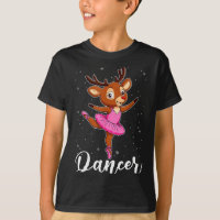 Ballet Dancer Reindeer Ballerinas Christmas Pjs Wo
