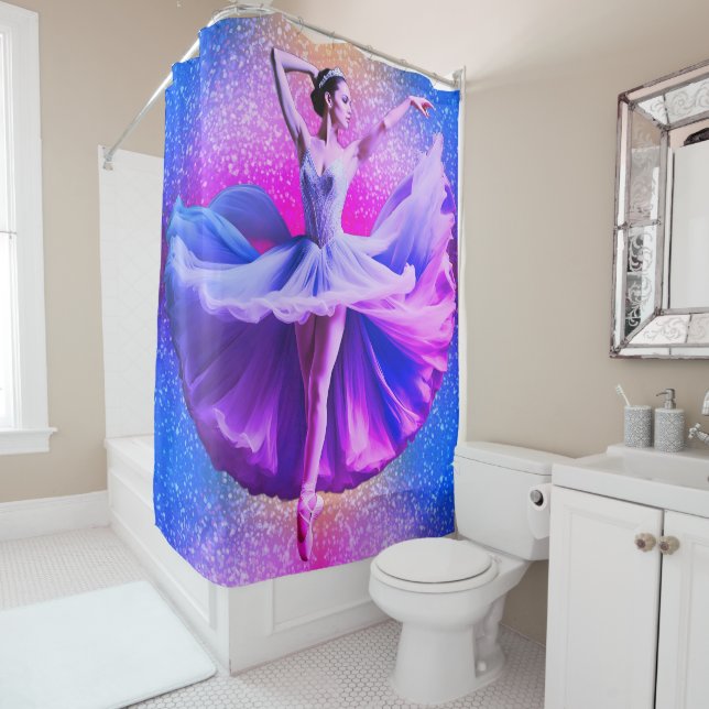 Ballet Dancer Shower Curtain (In Situ)