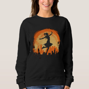 Ballet Dancer Silhouette Ballerina Dancing Women G Sweatshirt