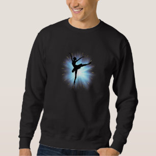 Ballet Dancer Silhouette Dancing Girls Ballerina B Sweatshirt