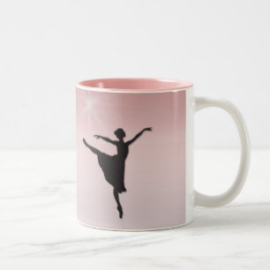 Ballet dancer Two-Tone coffee mug