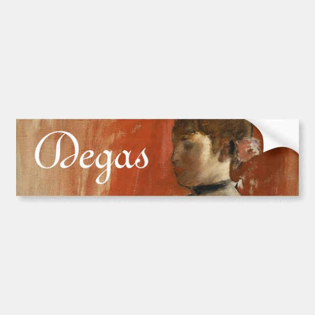 Ballet Dancer with Arms Crossed by Edgar Degas Bumper Sticker (Front)